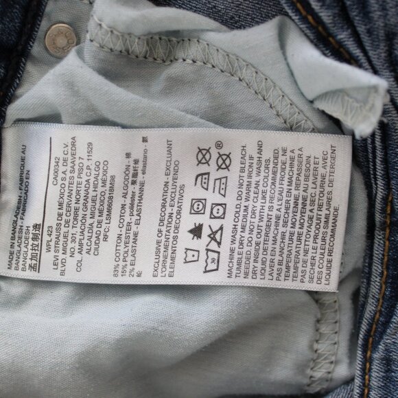 Signature by Levi Strauss Modern Boot Cut Jeans Size 12S - Picture 6 of 7